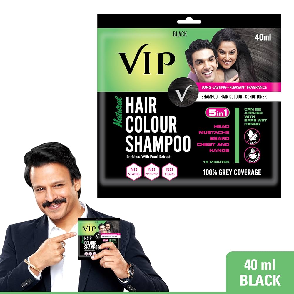VIP Natural Hair Color Shampoo 40ml